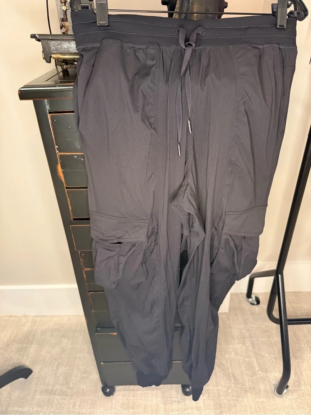 lululemon athletica Black Cargo Jogger Pants